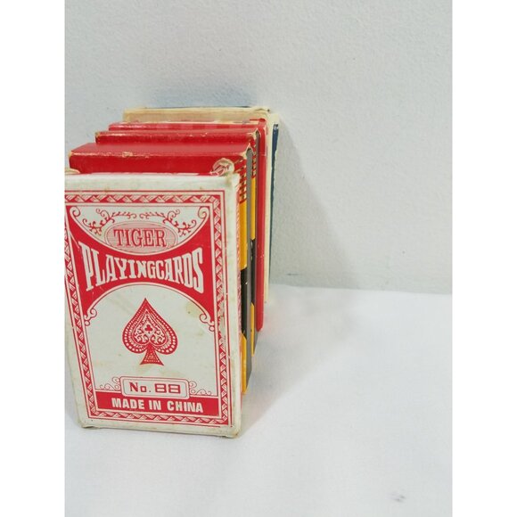 Playing Cards Lot of 5 Streamline Giant Face Tiger Red Hat Society Kodak Vintage - Picture 14 of 15